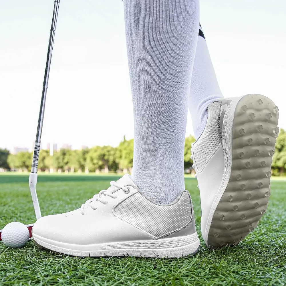 THESTRON Women's Golf Shoes Ladies Golf Sports Sneakers Spikes Women Golf Wears Spikeless Girls Golf Walking Sneakers
