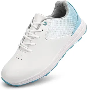 THESTRON Women's Golf Shoes Ladies Golf Sports Sneakers Spikes Women Golf Wears Spikeless Girls Golf Walking Sneakers