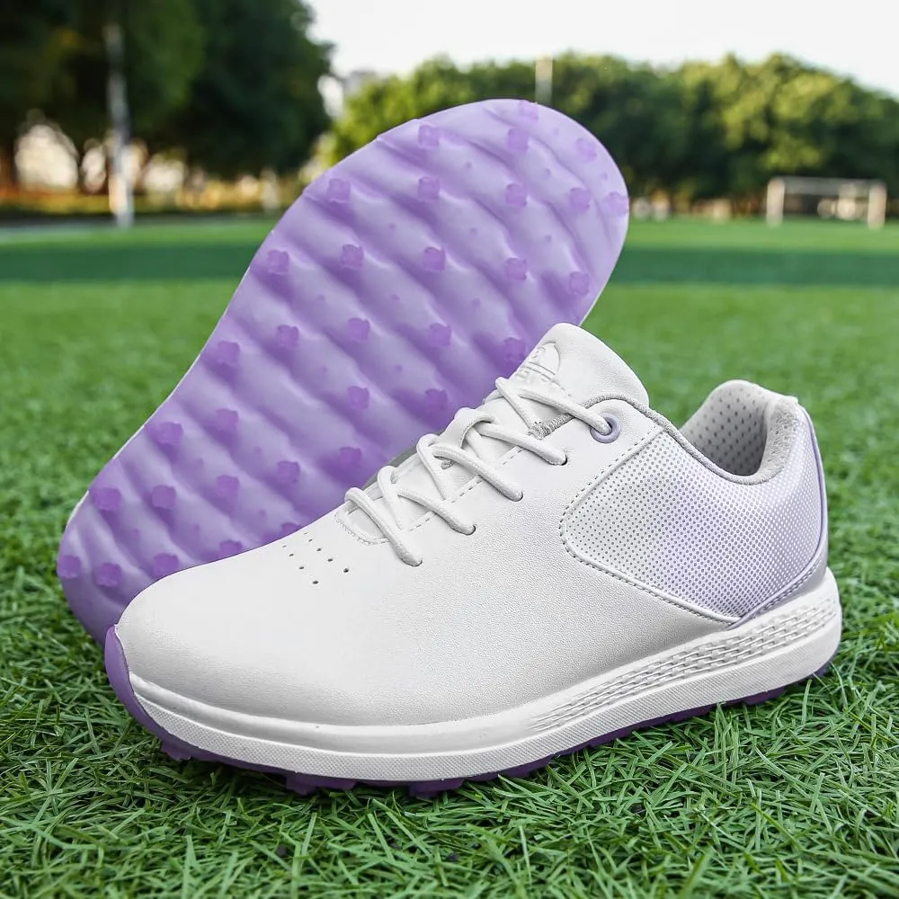 THESTRON Women's Golf Shoes Ladies Golf Sports Sneakers Spikes Women Golf Wears Spikeless Girls Golf Walking Sneakers