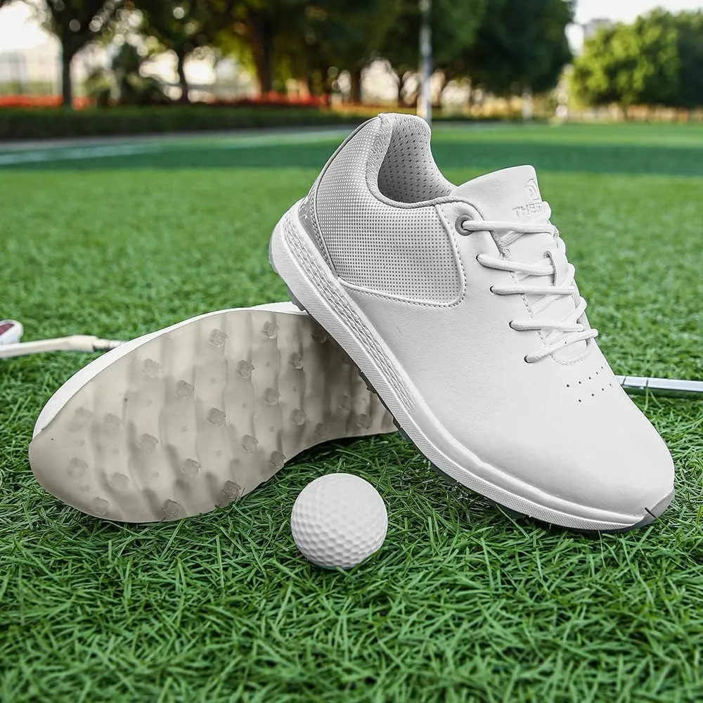 THESTRON Women's Golf Shoes Ladies Golf Sports Sneakers Spikes Women Golf Wears Spikeless Girls Golf Walking Sneakers