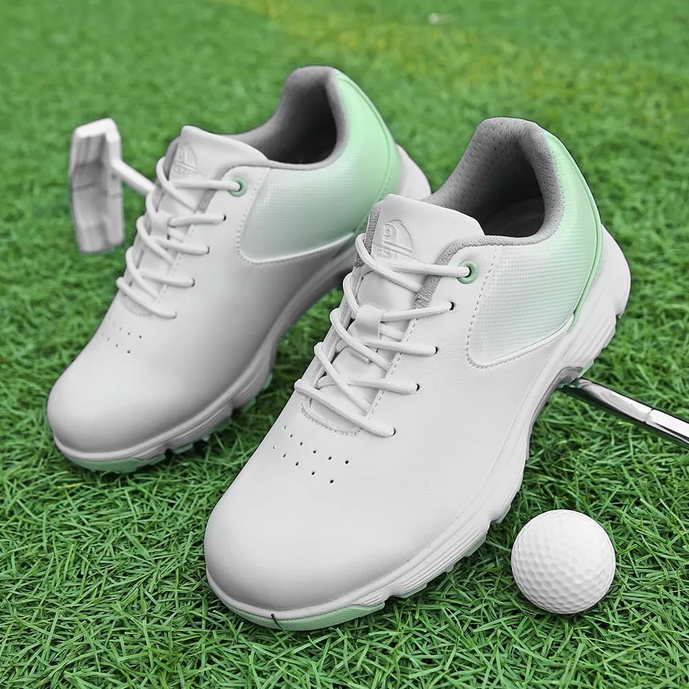 THESTRON Women's Golf Shoes Ladies Golf Sports Sneakers Spikes Women Golf Wears Spikeless Girls Golf Walking Sneakers