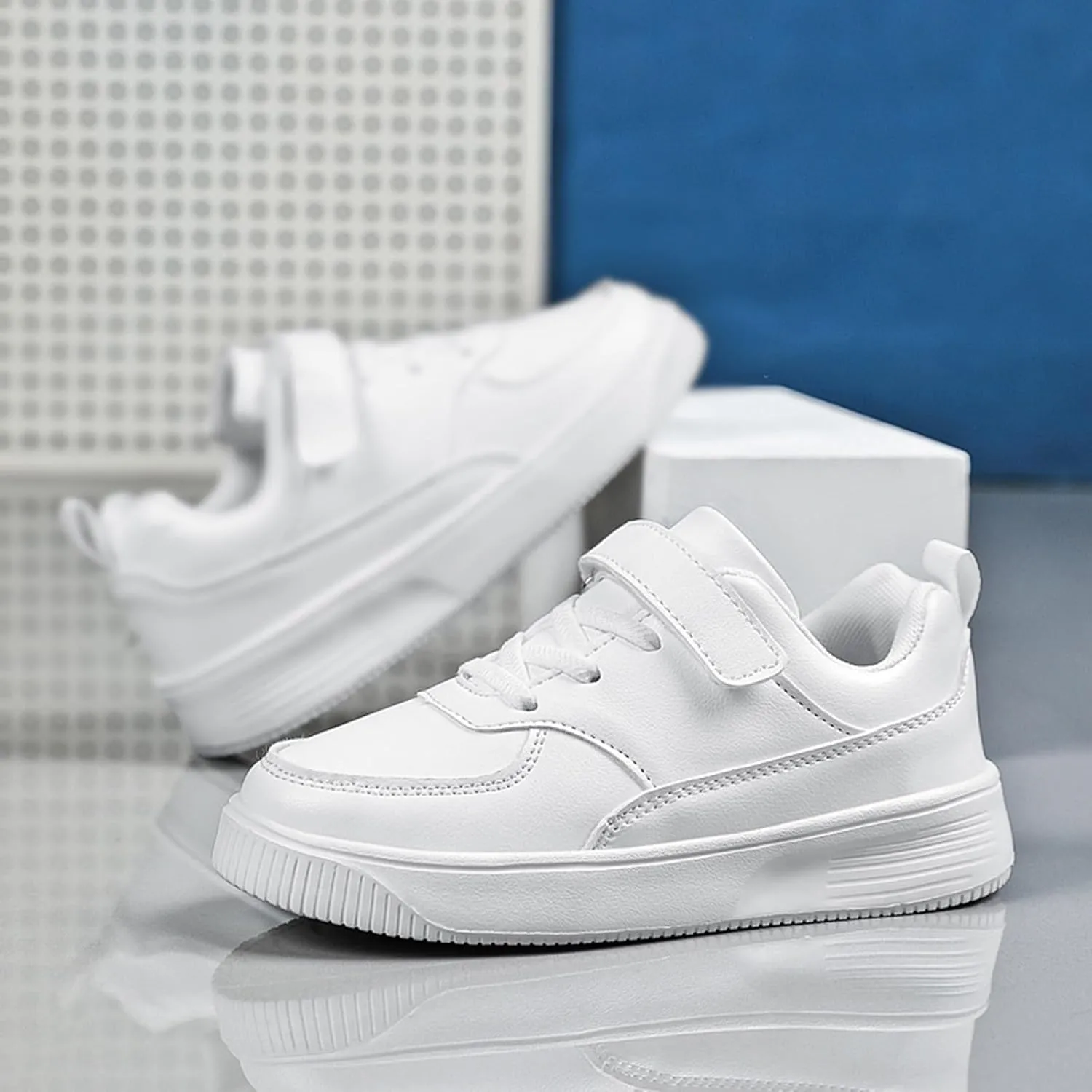 Toddler Sneakers for Girls Boys Low Top Slip On Kids Canvas Casual Shoes,Fashion Sports Sneakers, Low Top Adjustable Strap Canvas Shoes for Kids