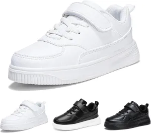 Toddler Sneakers for Girls Boys Low Top Slip On Kids Canvas Casual Shoes,Fashion Sports Sneakers, Low Top Adjustable Strap Canvas Shoes for Kids