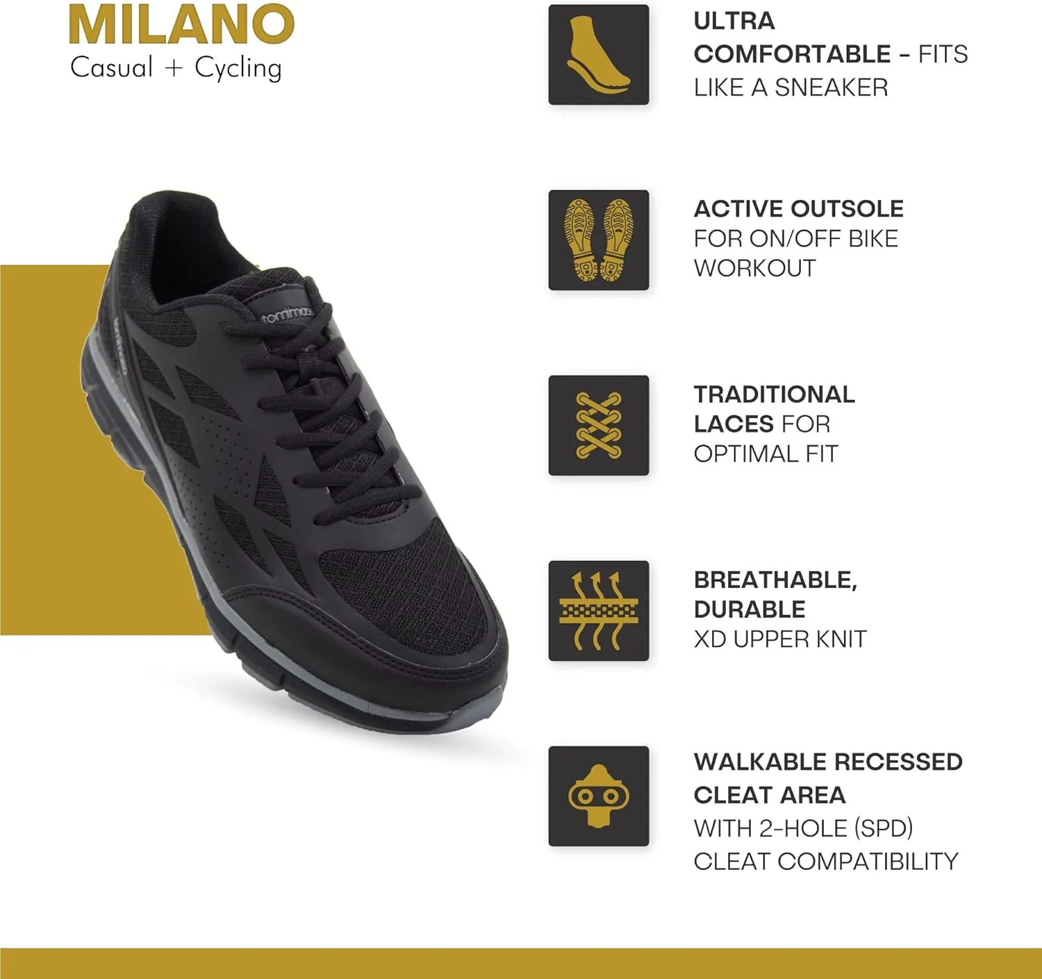 Tommaso Indoor Cycling Shoes MenGravel Bike ShoesSPD Cycling ShoesWalkable Cycling ShoesRoad Bike Shoes MenCycling Shoes MenMen's Cycling ShoesPre Installed Cleats.