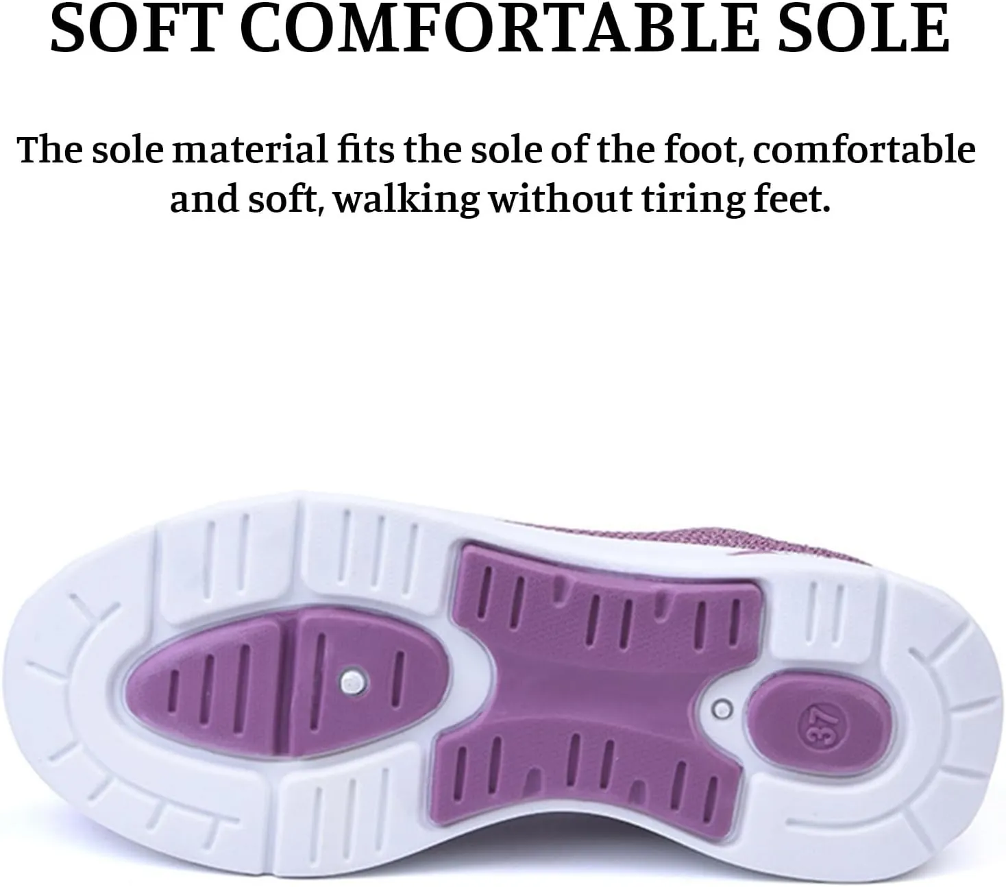 Walking Shoes for Women Knit Breathable Mesh Trainers Sneakers,Go Walk Arch Support Slip On Fashion Shoes,Lightweight Comfort Air Cushion Athletic Sneakers for Outdoor Running Jogging