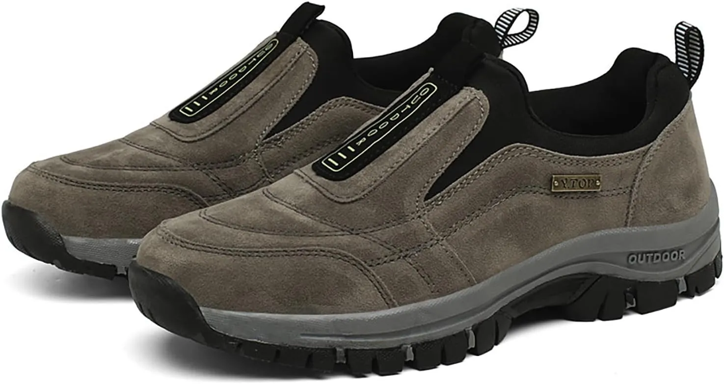 Waterproof Shoes for Men Breathable Trekking Trails Shoes Non-Slip Hiking Shoes Lightweight Casual Walking Shoes