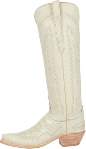 Western Boots Women, Knee High Cowboy Boots for Women Wide Calf Pointed Toe and Low Chunky Heel Cowgirl Boot with Classic Embroidered