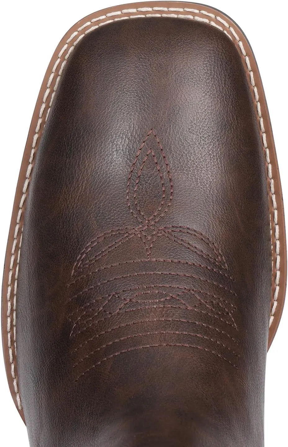 Western Cowboy Boots for Men - Mens Square Toe Chelsea Boots Ankle Cowboy Boots for Men Casual Retro Stylish Boots