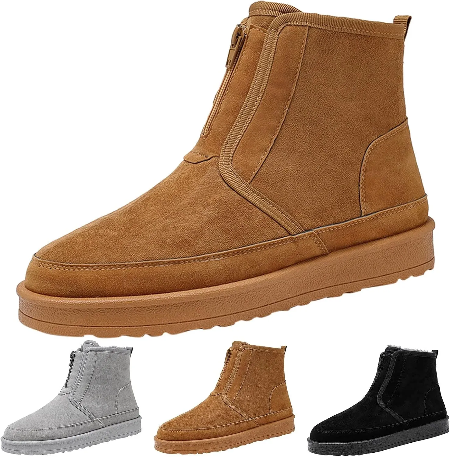 Winter Boots for Women Waterproof Slip ons Women's Winter Boots Waterproof Womens Winter Boots Size 10 Wide Width Women's Winter Booties Slippers Botas Nieve Largas