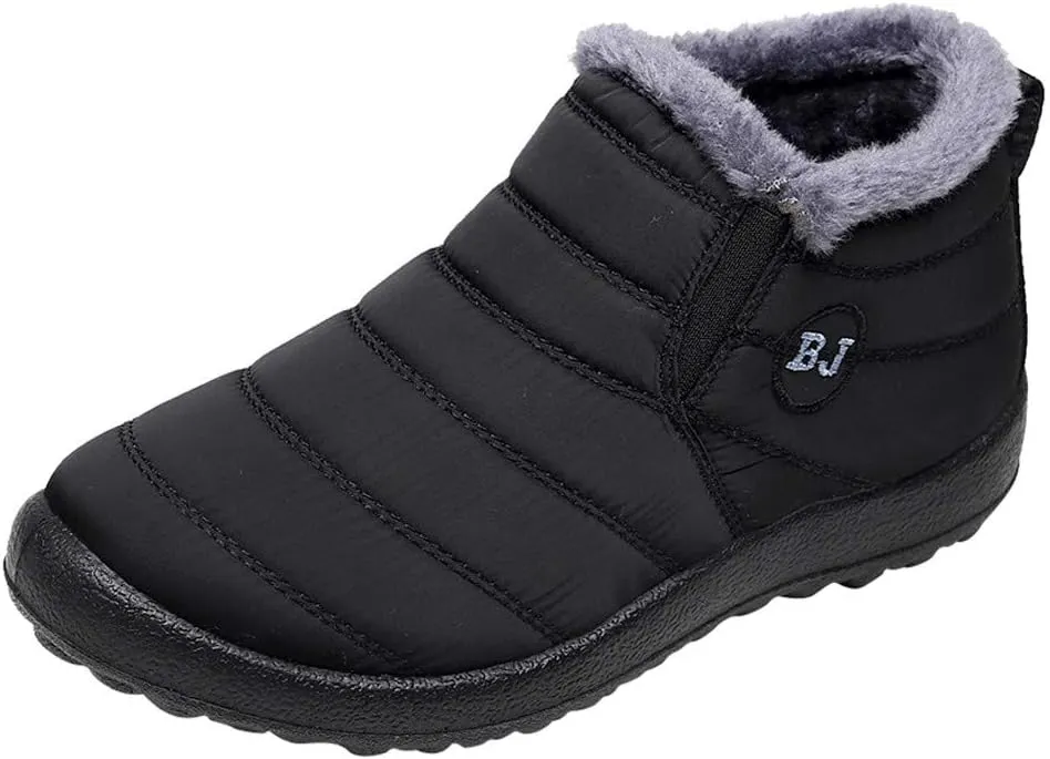 Women Snow Boots Waterproof Tall Size 7 White Snow Boots Women Winter Work Boots for Woman Womens Garden Boots Waterproof Size 11 Waterproof Womens Boots Wide Width