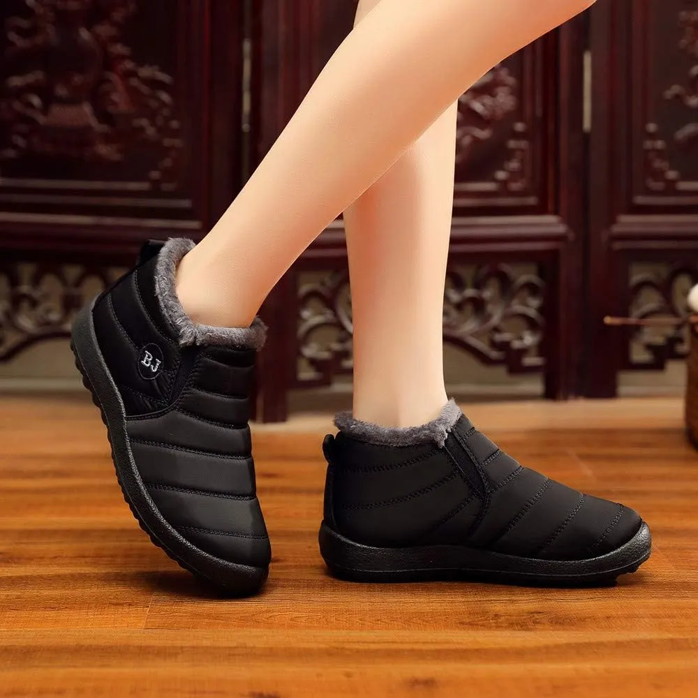 Women Snow Boots Waterproof Tall Size 7 White Snow Boots Women Winter Work Boots for Woman Womens Garden Boots Waterproof Size 11 Waterproof Womens Boots Wide Width
