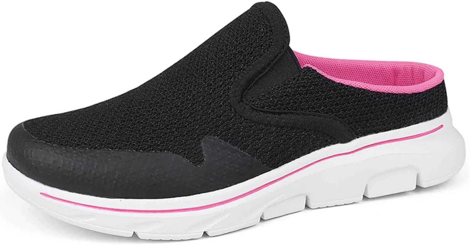 Women's Breathable Slip-On Casual Shoes Lightweight Low Heel Comfortable Walking Sneakers for Daily Wear