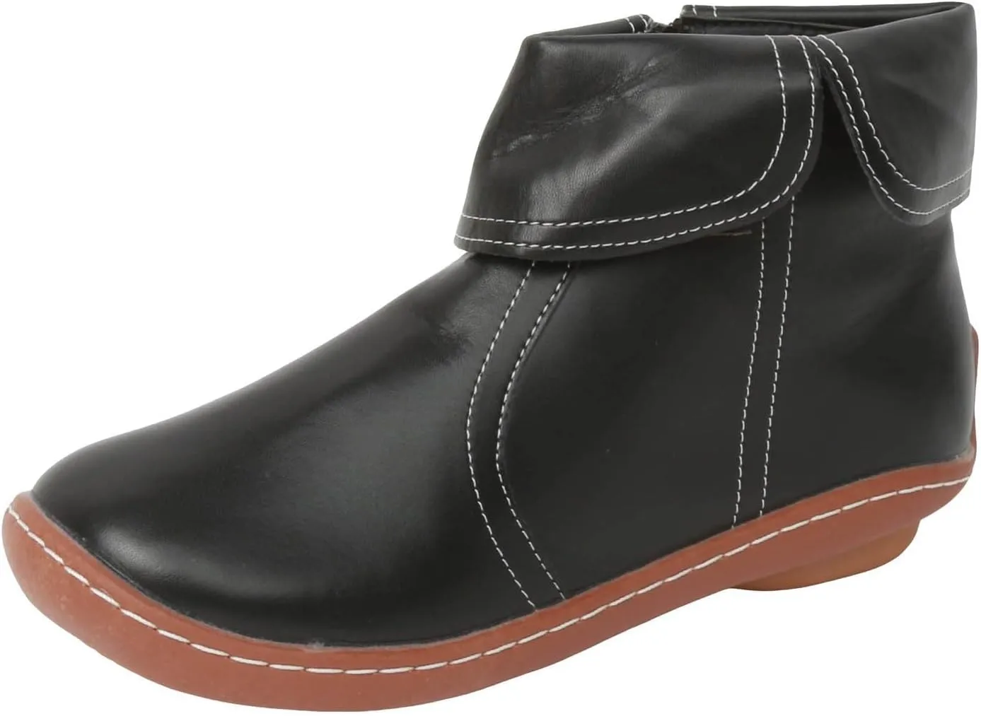 Womens Cowboy Boots Comfortable Chunky High Heel Round Toe Boots for Women Ankle Breathable Lace Short Cowgirl Boots