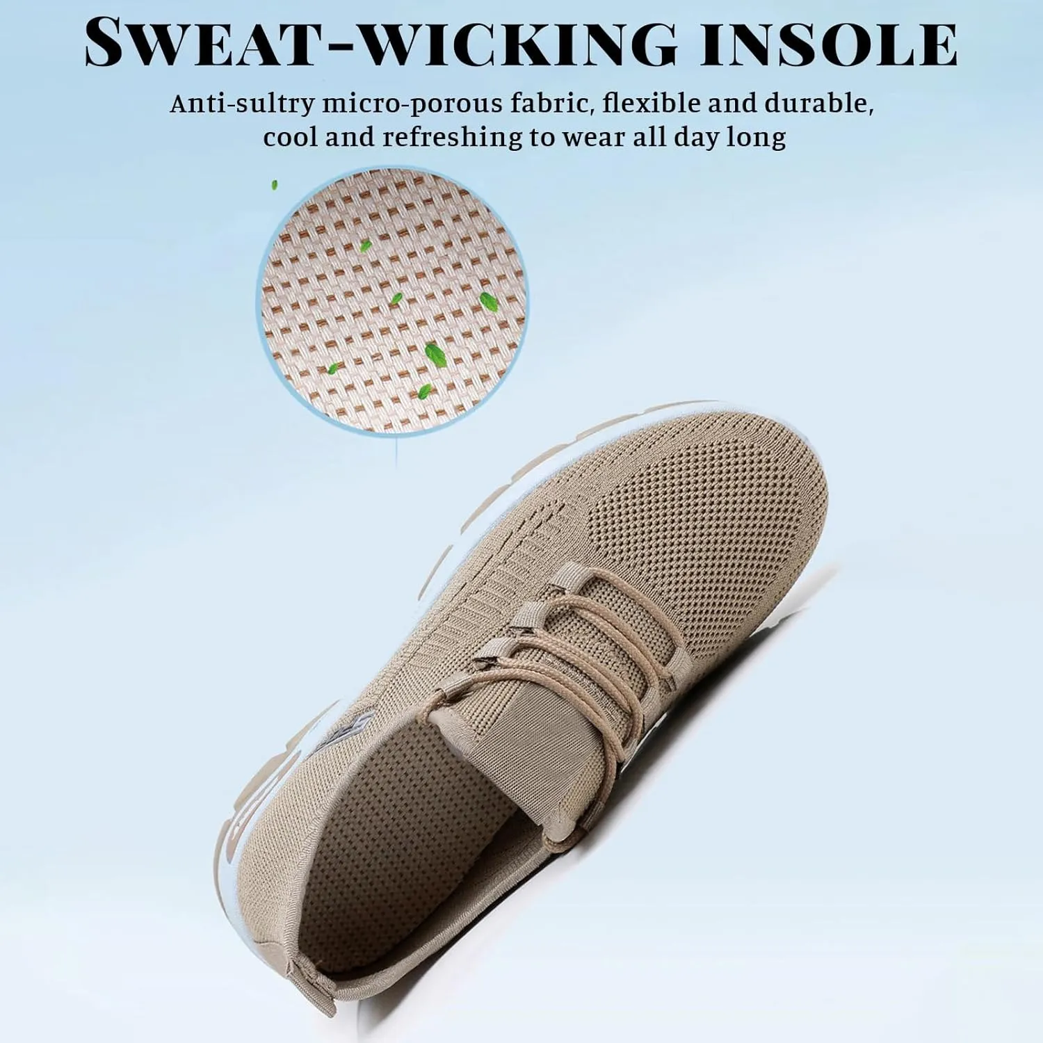 Women's Flats Shoes Slip On Mesh Breathable Casual Loafers Comfortable Soft Woman Comfort Orthopedic Diabetic Fashion Walking Shoes with Arch Support