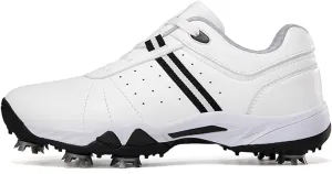 Women's Golf Shoes, Waterproof and Breathable Golf Shoes with Spikes for Ladies