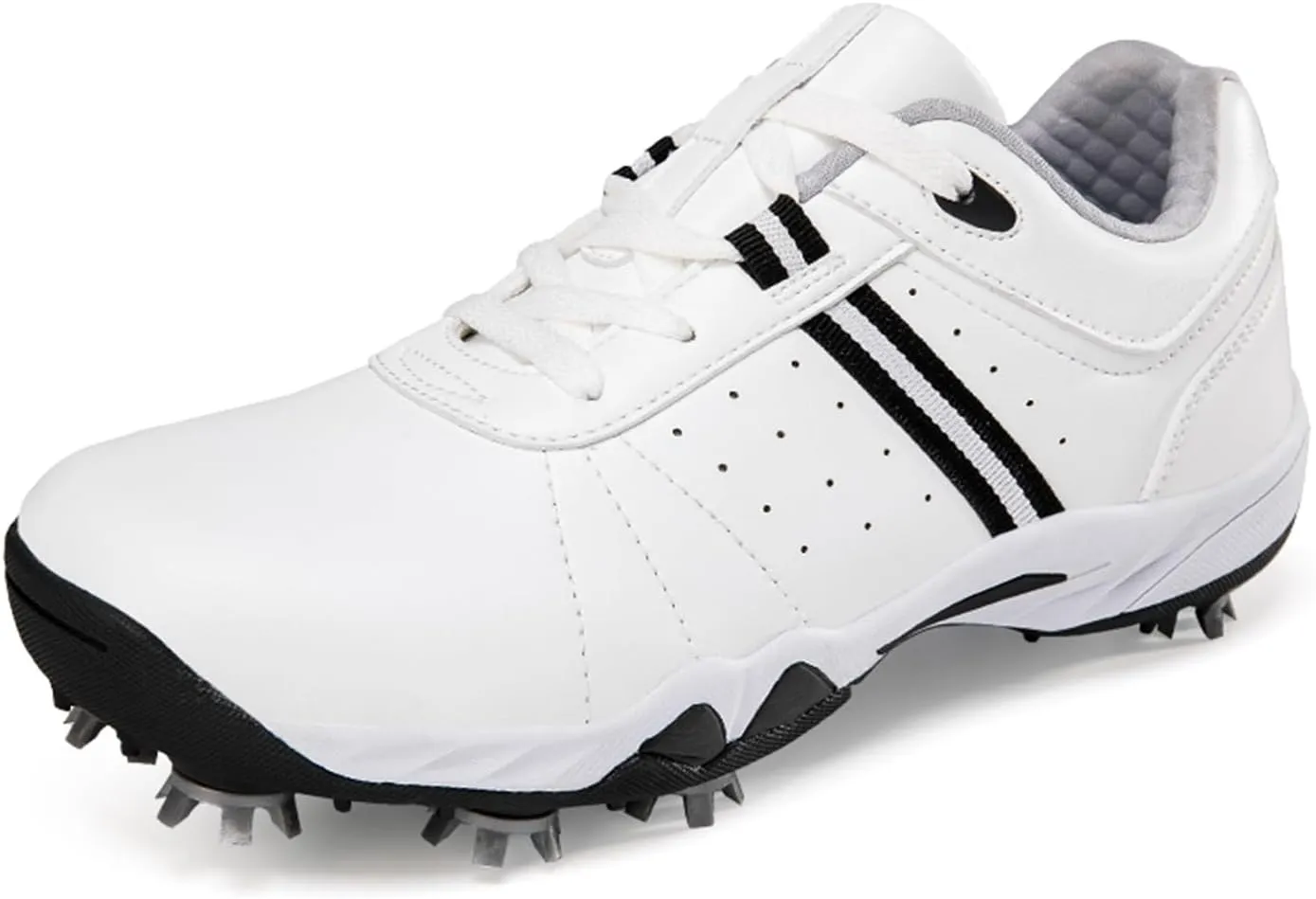 Women's Golf Shoes, Waterproof and Breathable Golf Shoes with Spikes for Ladies