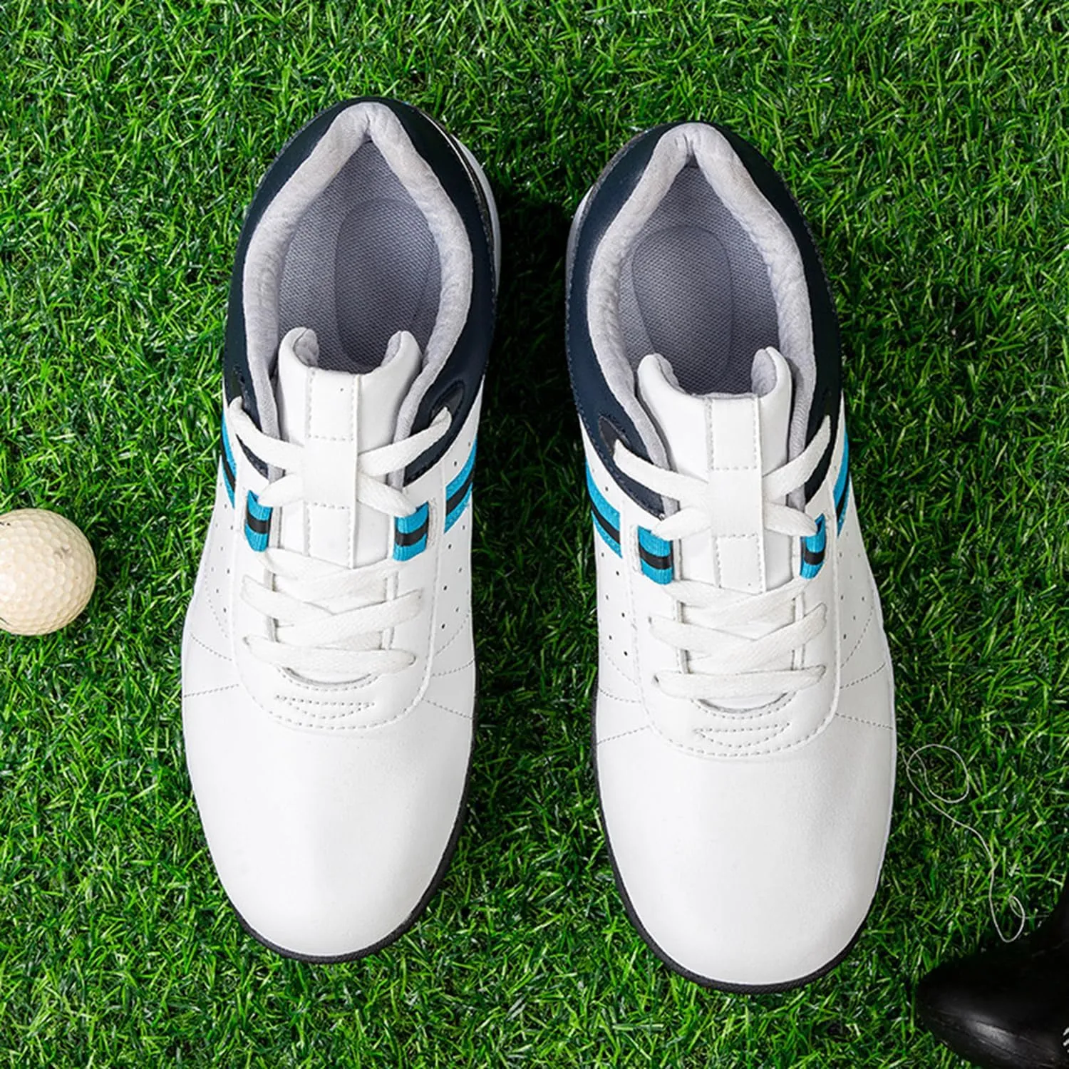 Women's Golf Shoes, Waterproof and Breathable Golf Shoes with Spikes for Ladies