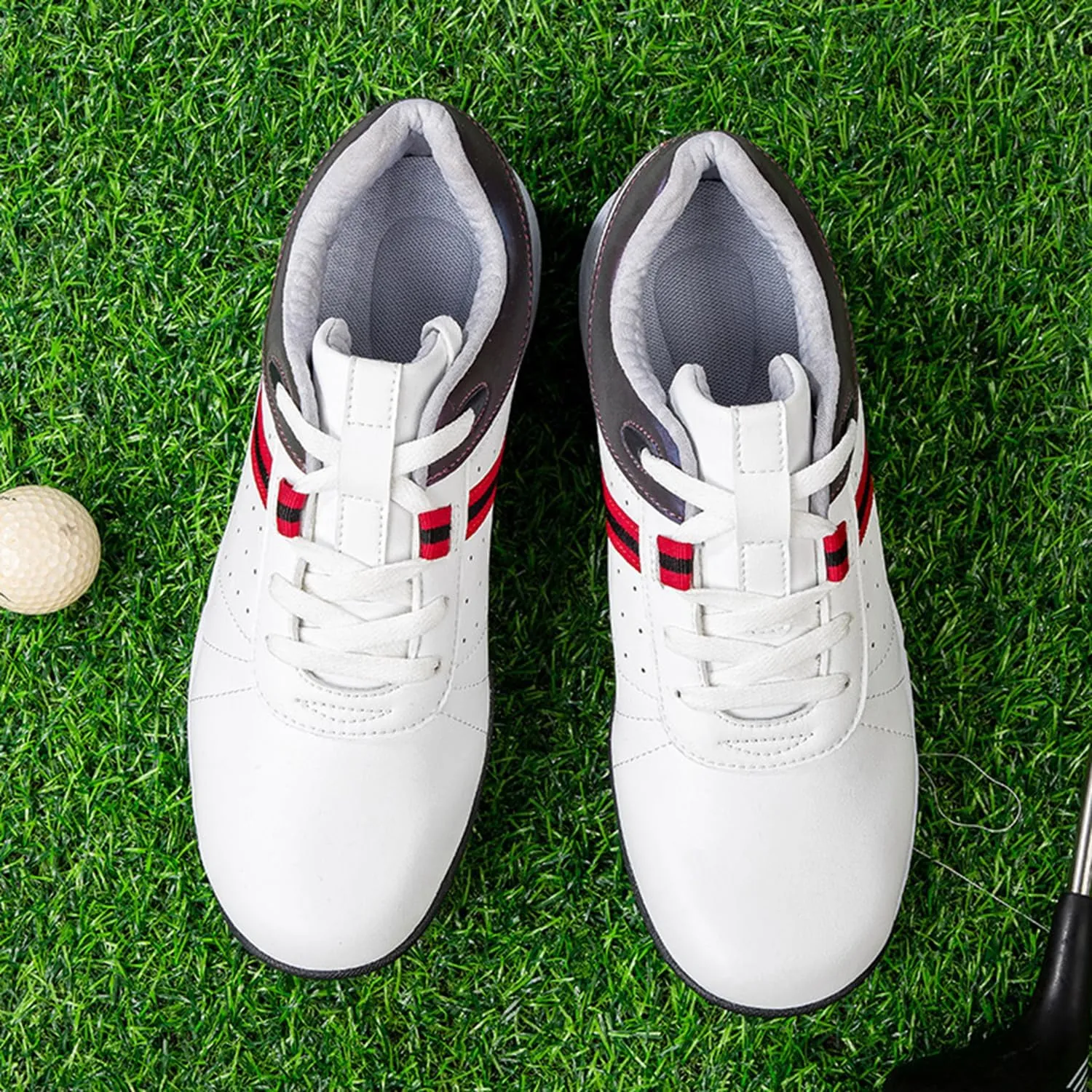 Women's Golf Shoes, Waterproof and Breathable Golf Shoes with Spikes for Ladies
