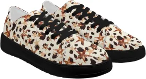 Women's Lace up Low Top Canvas Shoes Low Top Sneakers Fashion Casual Sneakers with Arch Support Comfy Flats 5.5-13.5