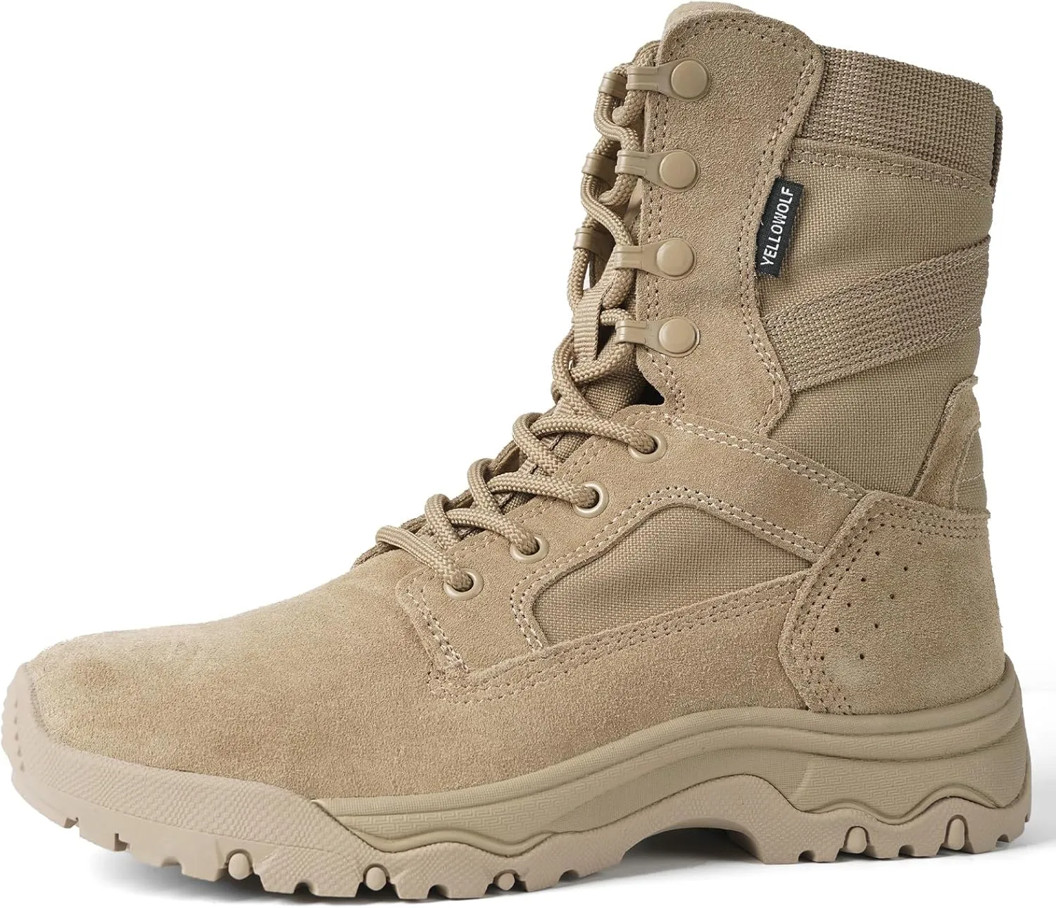 Women's Lightweight Tactical Work Boots Military Combat Motorcycle Boots For Women 8 Inch Army Desert Boots