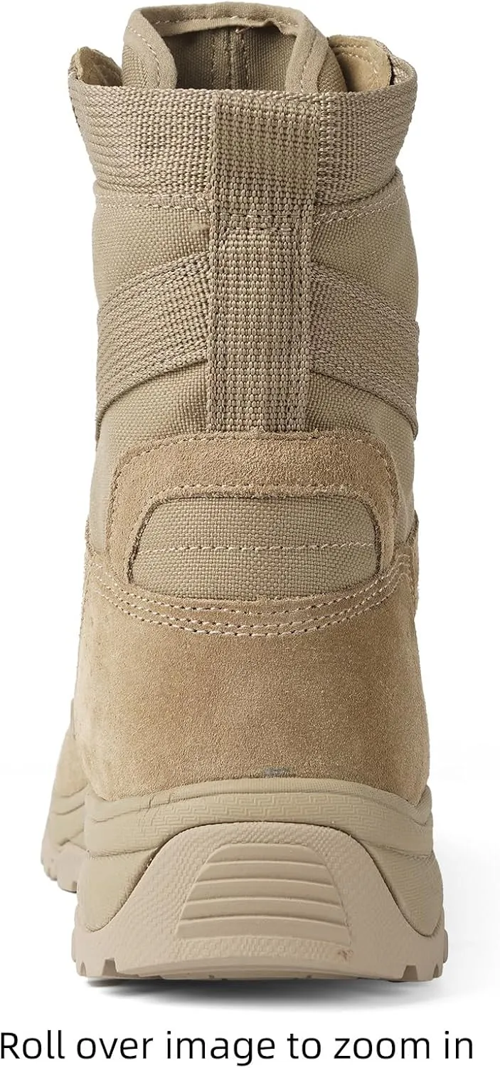 Women's Lightweight Tactical Work Boots Military Combat Motorcycle Boots For Women 8 Inch Army Desert Boots