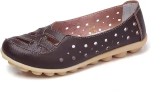 Women's Loafers & Slip-Ons Summer Comfortable Closed Toe Sandals Wide Width Flats Comfort Walking Shoes Dressy Casual Trending Sandals for Women 2025