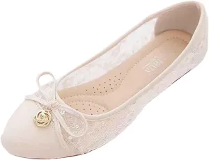 Women's Mesh Flats Casual Slip On Loafers Breathable Comfortable Flat Shoes for Walking Outdoor Leisure Spring