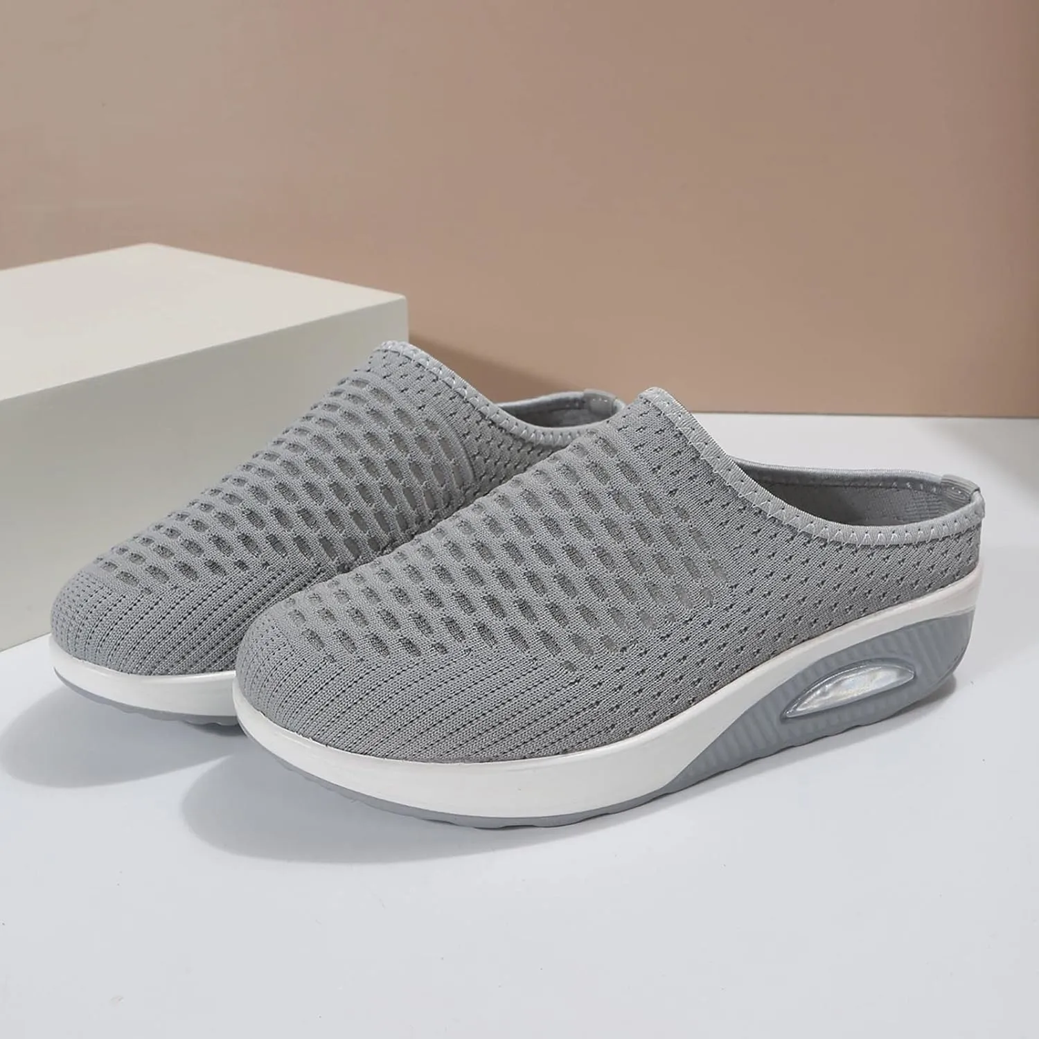 Womens Running Shoes Ladies Slip on Walking Tennis Sneakers Flat Soft Sole Classic Comfort for Gym Travel Work Quick Drying Deodorant Slip volleyball fuzzy Hollowed out Air Cushioin E55-Purple