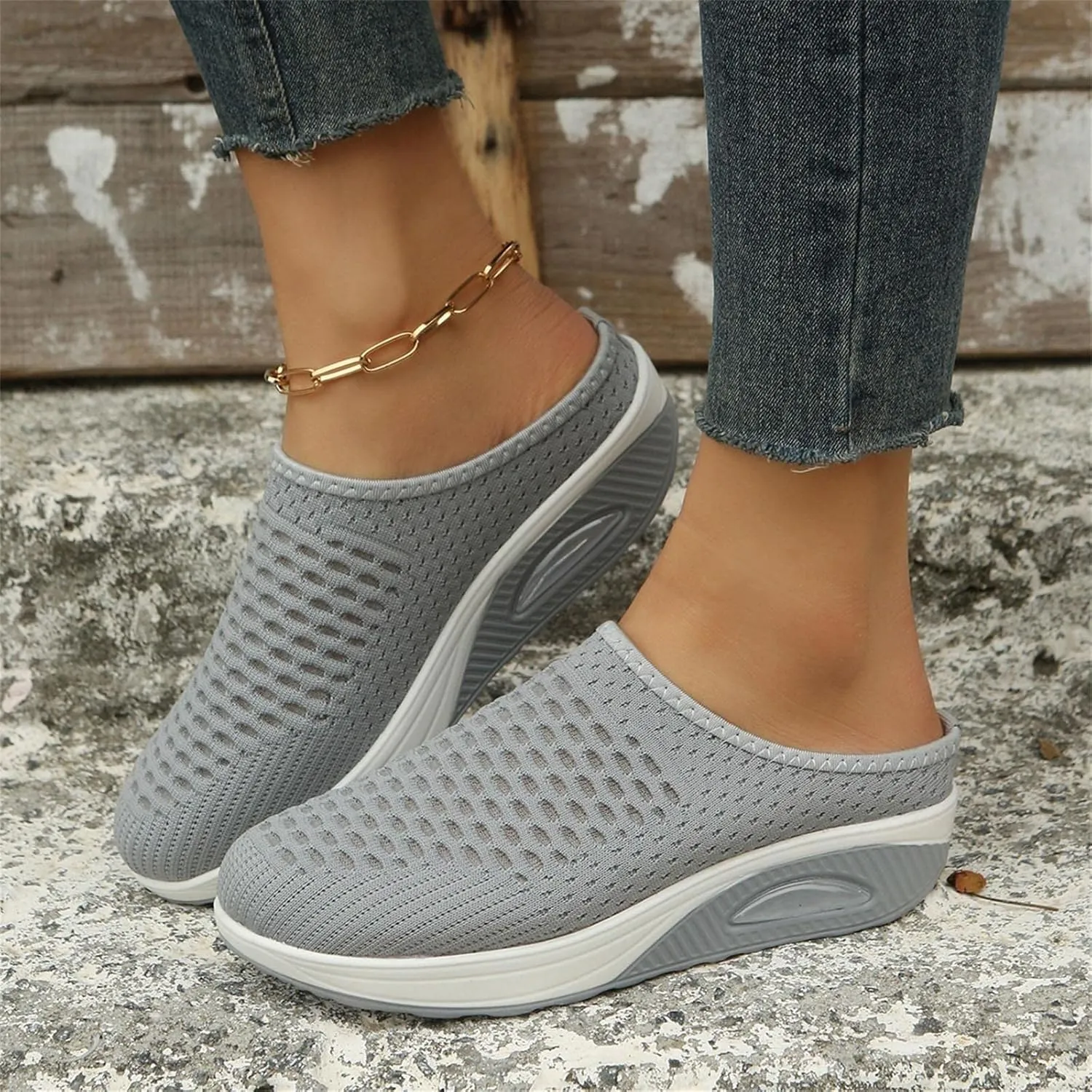 Womens Running Shoes Ladies Slip on Walking Tennis Sneakers Flat Soft Sole Classic Comfort for Gym Travel Work Quick Drying Deodorant Slip volleyball fuzzy Hollowed out Air Cushioin E55-Purple