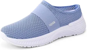 Women's Summer Casual Shoes Breathable Comfortable Soft Sole Slip On Walking Footwear Lightweight for Daily Wear