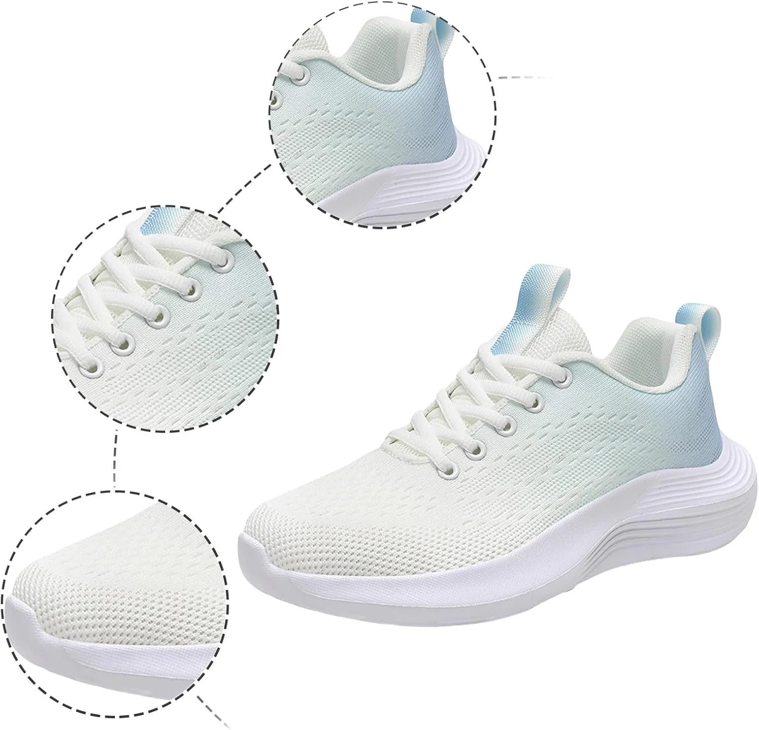 Womens Walking Shoes Slip on Non Slip Memory Foam Running Shoes Wide Width Breathable Gym Workout Shoes Ladies 2024 Fashion Sneakers